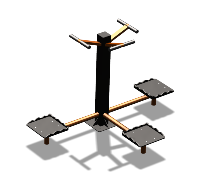 Уличный тренажер "Твистер тройной" УТ337 в Владимире
