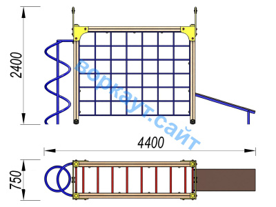 Детский спортивный комплекс Юниор ДСК 3105 в Владимире