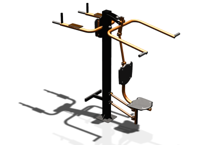 Уличный тренажер "Верхняя тяга Брусья Пресс" УТ339 в Владимире