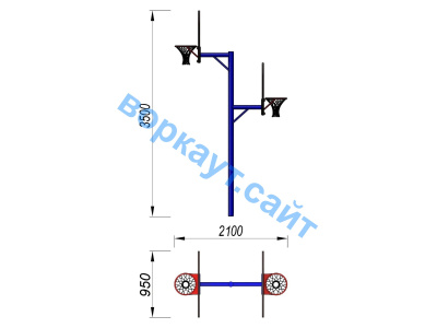 Баскетбольный щит двойной СИО 3511 в Владимире