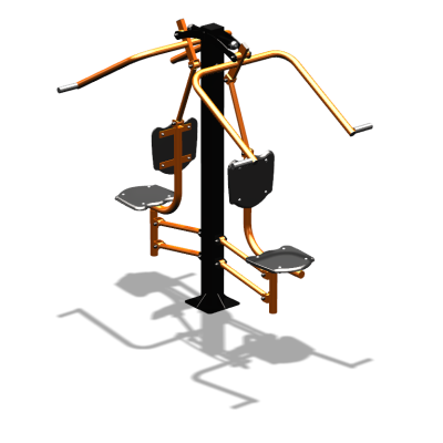 Уличный тренажер  "Верхняя тяга двойная"  УТ207 в Владимире